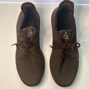 Amazon Men's Chocolate Brown Sneakers